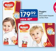 Huggies Gold Disposable Nappies Jumbo Pack-Per Pack