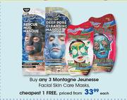 Montagne Jeunesse Facial Skin Care Masks-Each