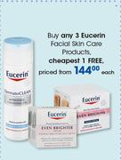 Eucerin Facial Skin Care Products-Each