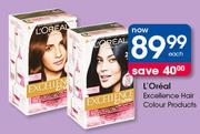 L'Oreal Excellence Hair Colour Products-Each