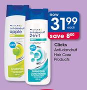 Clicks Anti-Dandruff Hair Care Products-Each