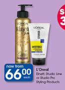 L'Oreal Elnett, Studio Line Or Studio Pro Styling Products-Each