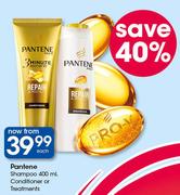 Pantene Shampoo 400ml, Conditioner Or Treatments-Each