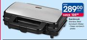 Kabrook Stainless Steel Sandwich Maker-Each
