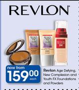 Revlon Age Defying, New Complexion And Youth FX Foundations And Powders-Each