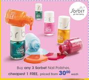 Sorbet Nail Polishes-Each