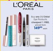 L'Oreal Eye Peoducts-Each