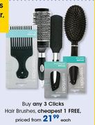 Clicks Hair Brushes-Each