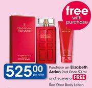 Elizabeth Arden Red Door 50ml With Free Red Door Body Lotion-Per Offer