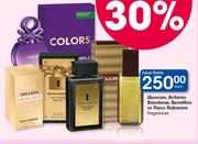 Quorum, Antonio Banderas, Benetton Or Paco Rabanne Fragrances-Each