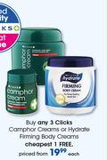 Clicks Camphor Creams Or Hydrate Firming Body Creams-Each