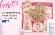 Oh So Heavenly Heart Of Gold Luxury Gift Set