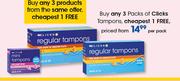 Clicks Tampons-Per Pack