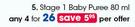 Clicks Made 4 Baby Stage 1 Baby Puree-4 x 80ml Per Offer