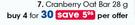 Clicks Made 4 Baby Cranberry Oat Bar-4 x 28g Per Offer