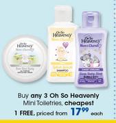 Oh So Heavenly Mini Toiletries-Each