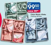 Clicks Made 4 Baby Clothing Gift Sets-Per Set