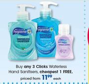 Clicks Waterless Hand Sanitisers-Each