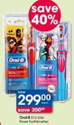 Oral-B D12 Kids Power Toothbrushes-Each