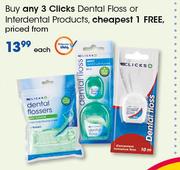 Clicks Dental Floss Or Interdental Products-Each