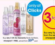 Oh So Heavenly Body Spritzers-Each