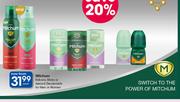 Mitchum Roll Ons, Sticks Or Aerosol Deodorants For Men Or Women-Each