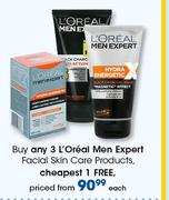 L'Oreal Men Expert Facial Skin Care Products-Each