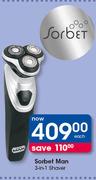 Sorbet Man 3 In 1 Shaver-Each