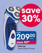 Safeway 3 Head Rotary Shaver-Each