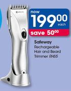 Safeway Rechargeable Hair & Beard Trimmer RHS5-Each