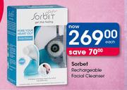 Sorbet Rechargeable Facial Cleaner-Each