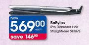 Babyliss iPro Diamond Hair Straightener ST387E-Each