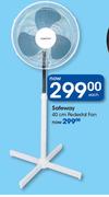Safeway 40cm Pedestal Fan-Each