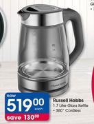 Russell Hobbs 1.7Ltr Glass Kettle-Each