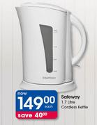 Safeway 1.7Ltr Cordless Kettle-Each