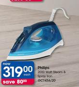 Philips 2000 Watt Steam & Spray Iron GC1436/20