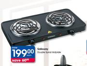 Safeway Double Spiral Hotplate-Each