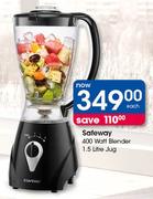 Safeway 400 Watt 1.5Ltr Jug Blender-Each