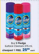 Pledge Surface Cleaners-275ml Eac