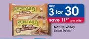 Nature Valley Biscuit Packs-For 3     