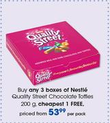 Nestle Quality Street Chocolates Toffies-200g Per Pack