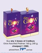 Cadbury Glow Assorted Pralines-160g, 240g Per Box