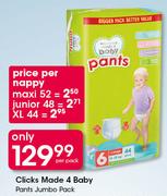 Clicks Made 4 baby Pants Jumbo Pack-Per Pack 