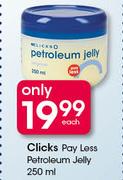 Clicks Pay Less Petroleum Jelly-250ml Each  