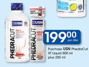 USN PhedraCut XT Liquid-500ml+250ml Per Offer