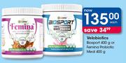 Velobiotics Biosport 400g Or Femina Probiotic Meal 400g-Each
