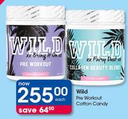 Wild Pre Workout Cotton Candy-Each