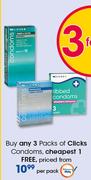 Clicks Condoms-Per Pack