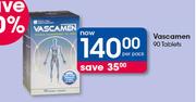 Vascamen-90 Tablets Per Pack