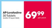 AP-Loratadine-30 Tablets Per Pack